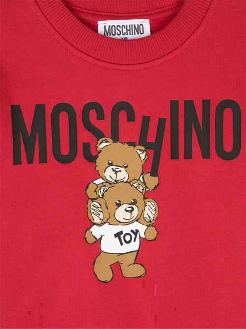 Felpa bambina con orsetti MOSCHINO KID-TEEN | H6F05RLCA4350307